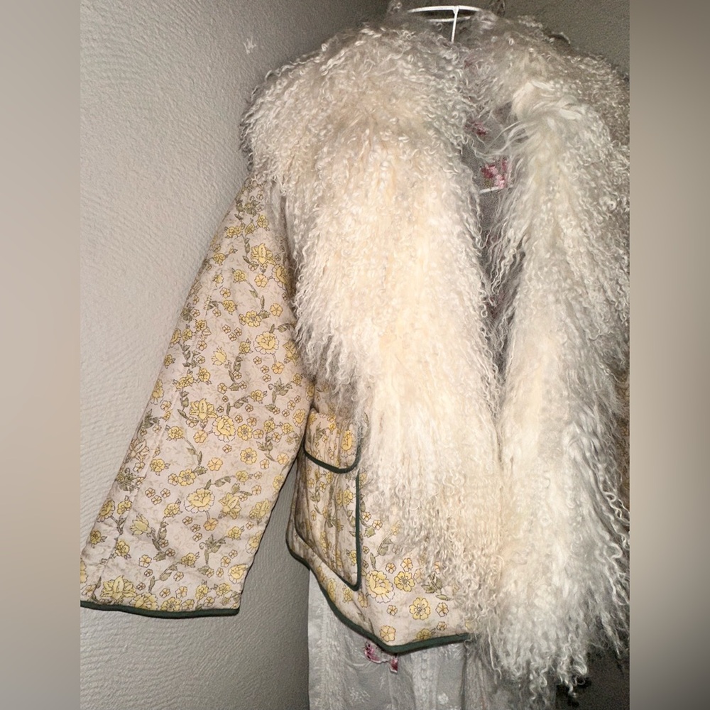 Nigel Preston Quilted Patch Faux Fur Jacket NWT🔖 - Picture 6 of 9